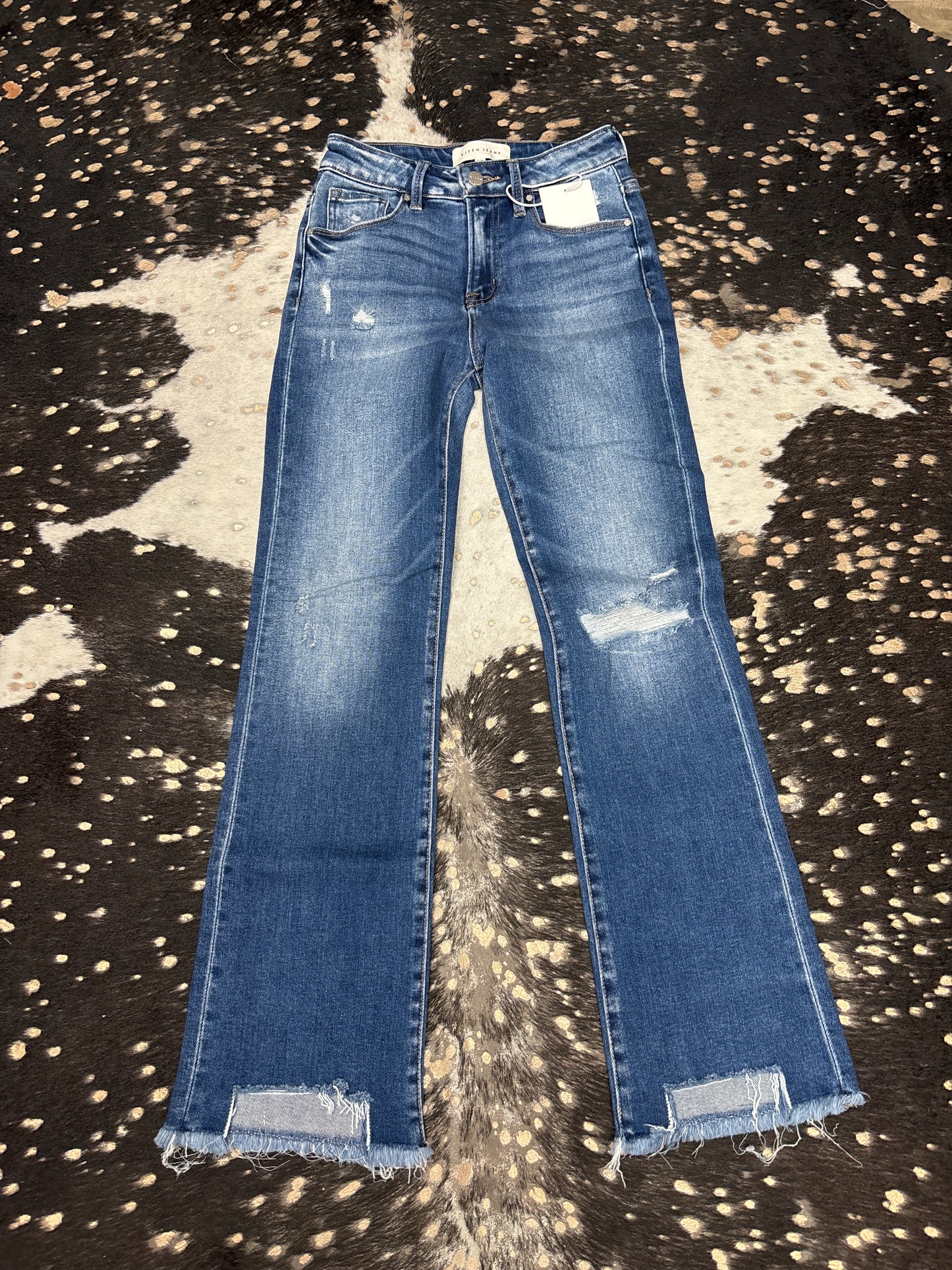 Elise MR Ankle Straight Jeans