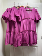 Load image into Gallery viewer, Meant To Be Bubble Sleeve Dress