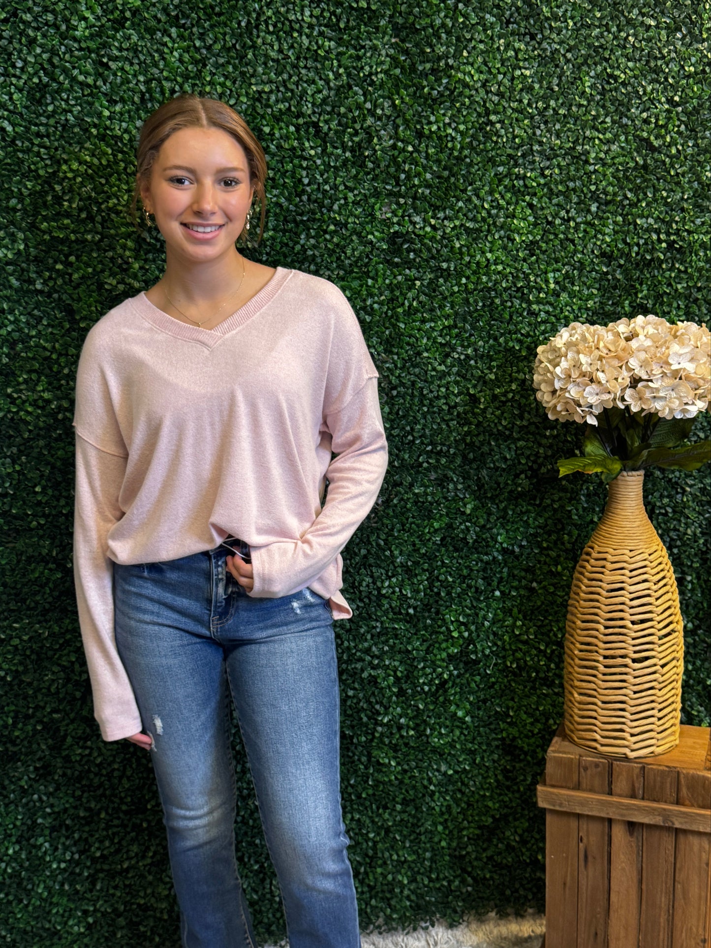 Cozy Details Rib Knit Top