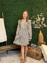 Load image into Gallery viewer, Vintage Woodland Print Dress