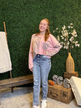 Load image into Gallery viewer, Stand Out Star Patch Long Sleeve Top