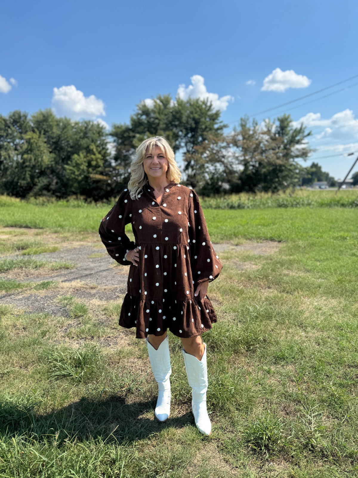 Brown Sugar Babydoll Dress