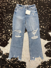 Load image into Gallery viewer, HR Relaxed Straight Jeans 100% Cotton
