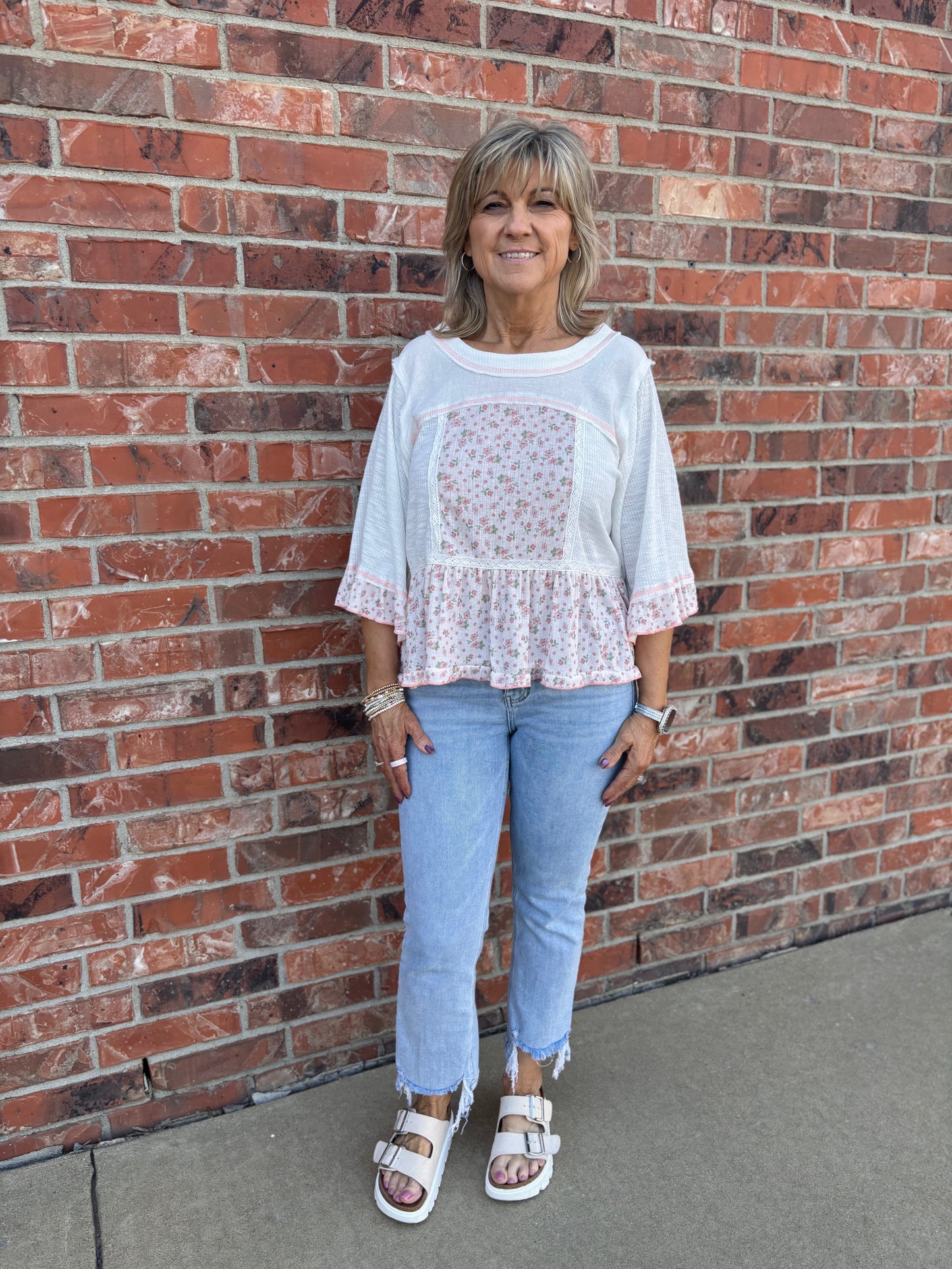 Flower Flutter Top