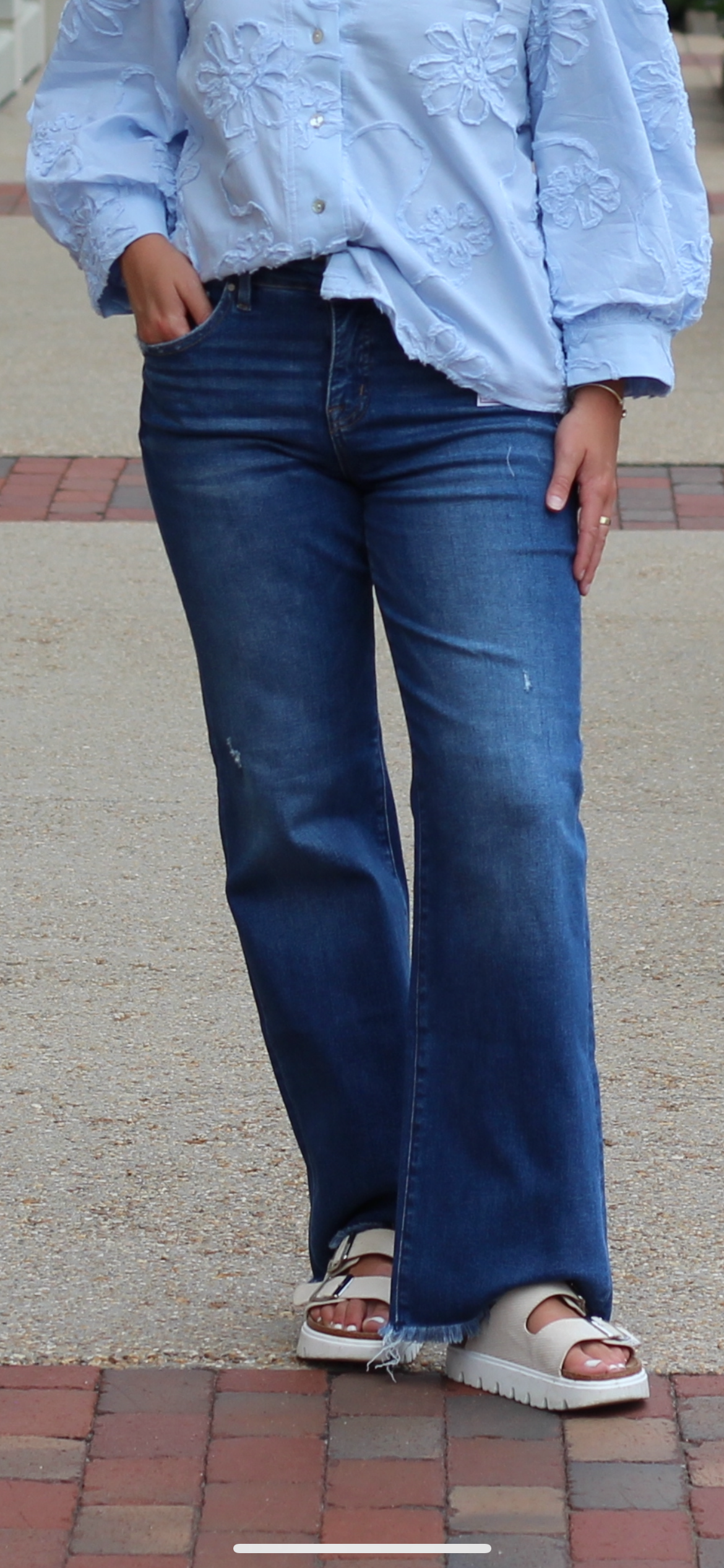 Remi MR Crop Straight Jeans