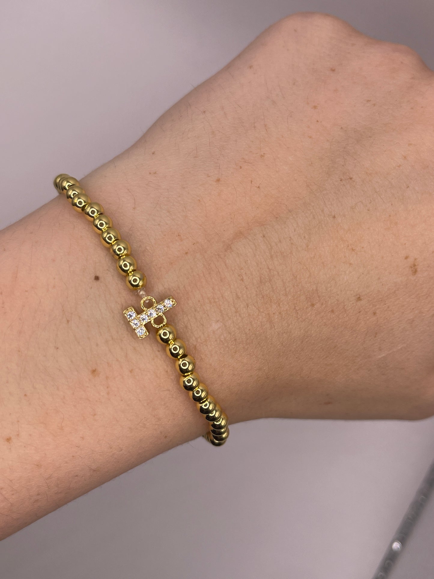 Gold Initial Bracelet