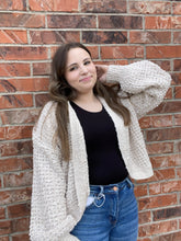Load image into Gallery viewer, Cropped Long Sleeve Cardigan