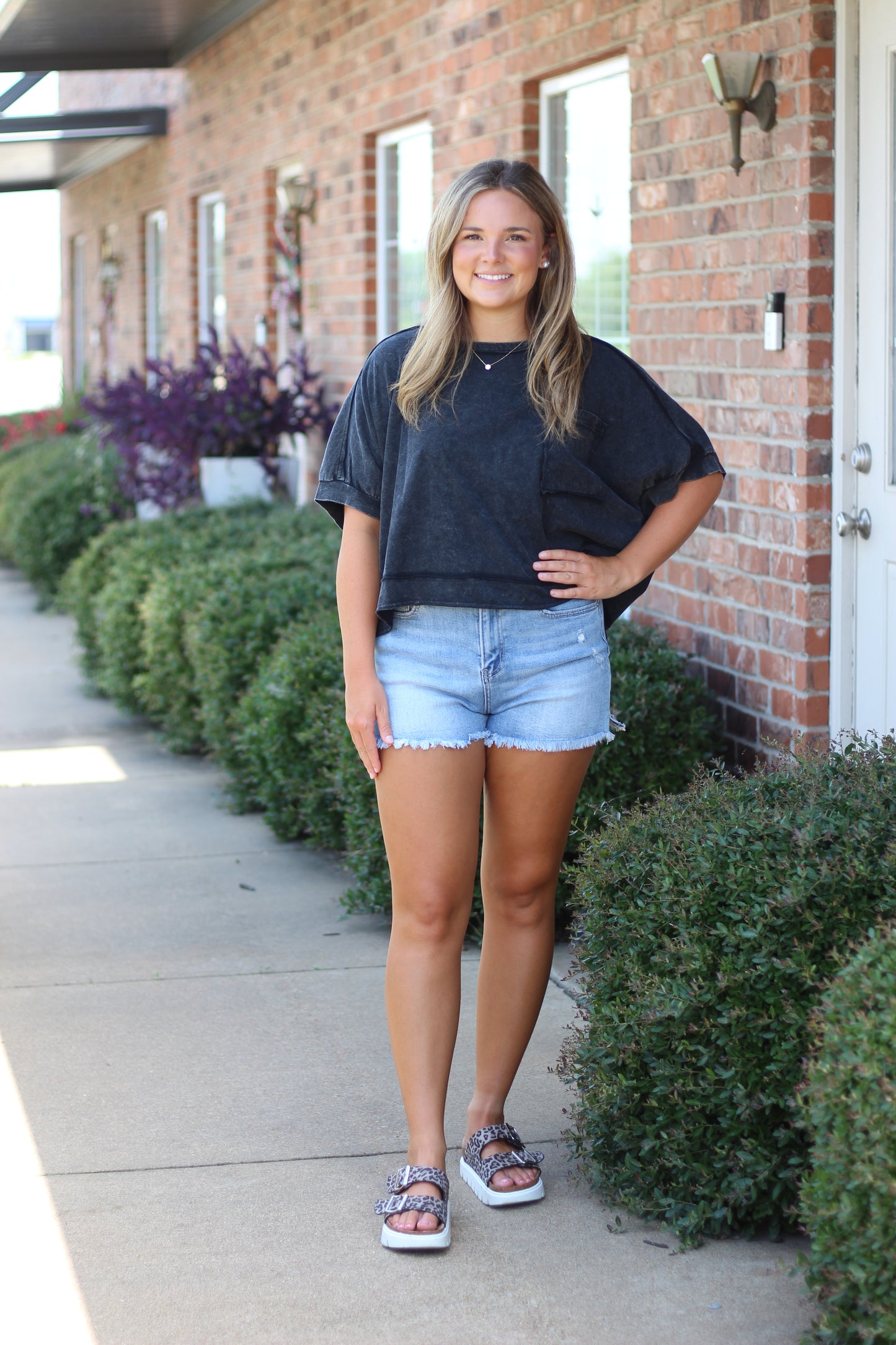 Perfectly Mineral Washed Pocket Tee