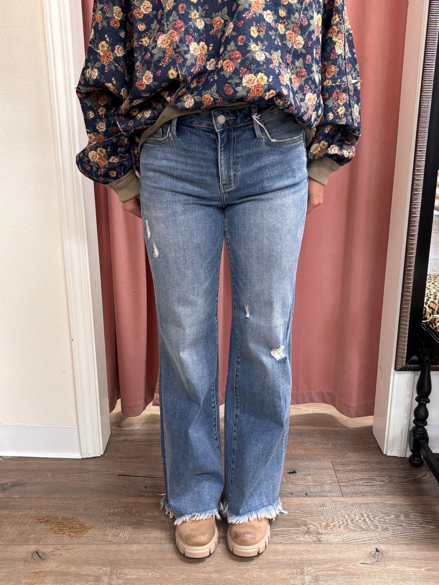 Adrian HR Vintage Wide Leg Jeans