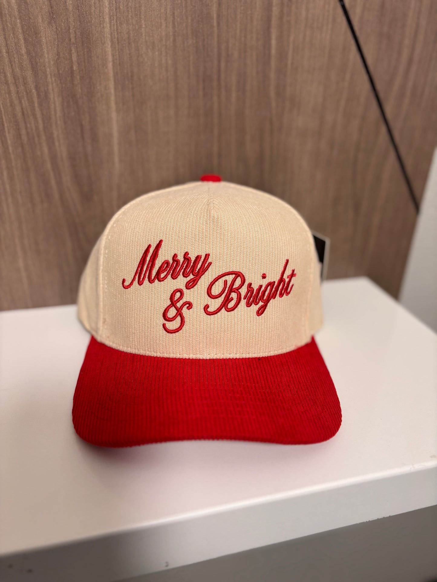Merry & Bright Corduroy Hat