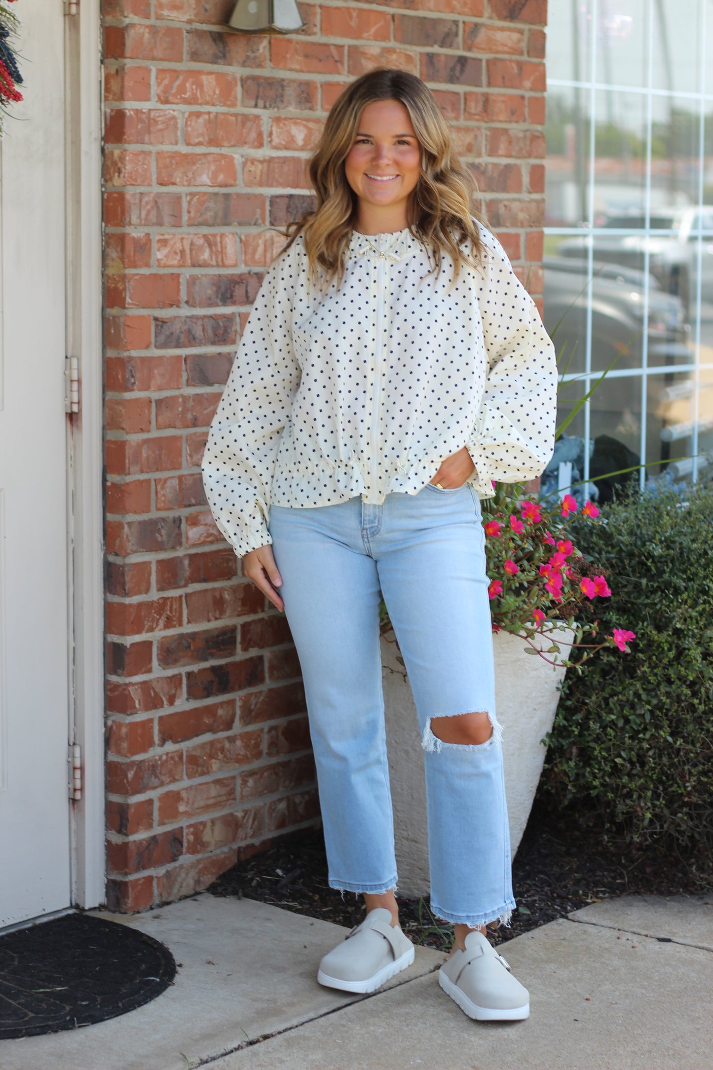 Polka Perfect Windbreaker