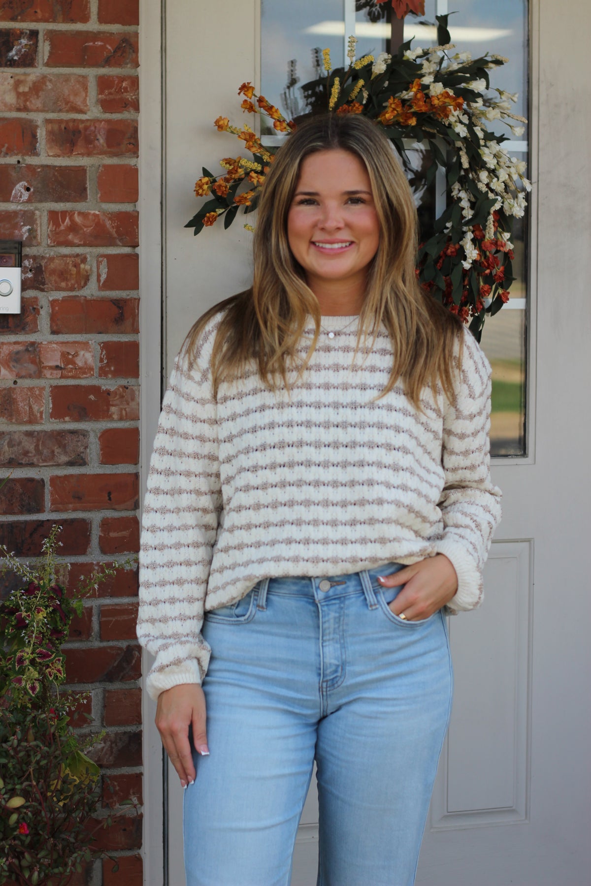 Latte Lines Sweater