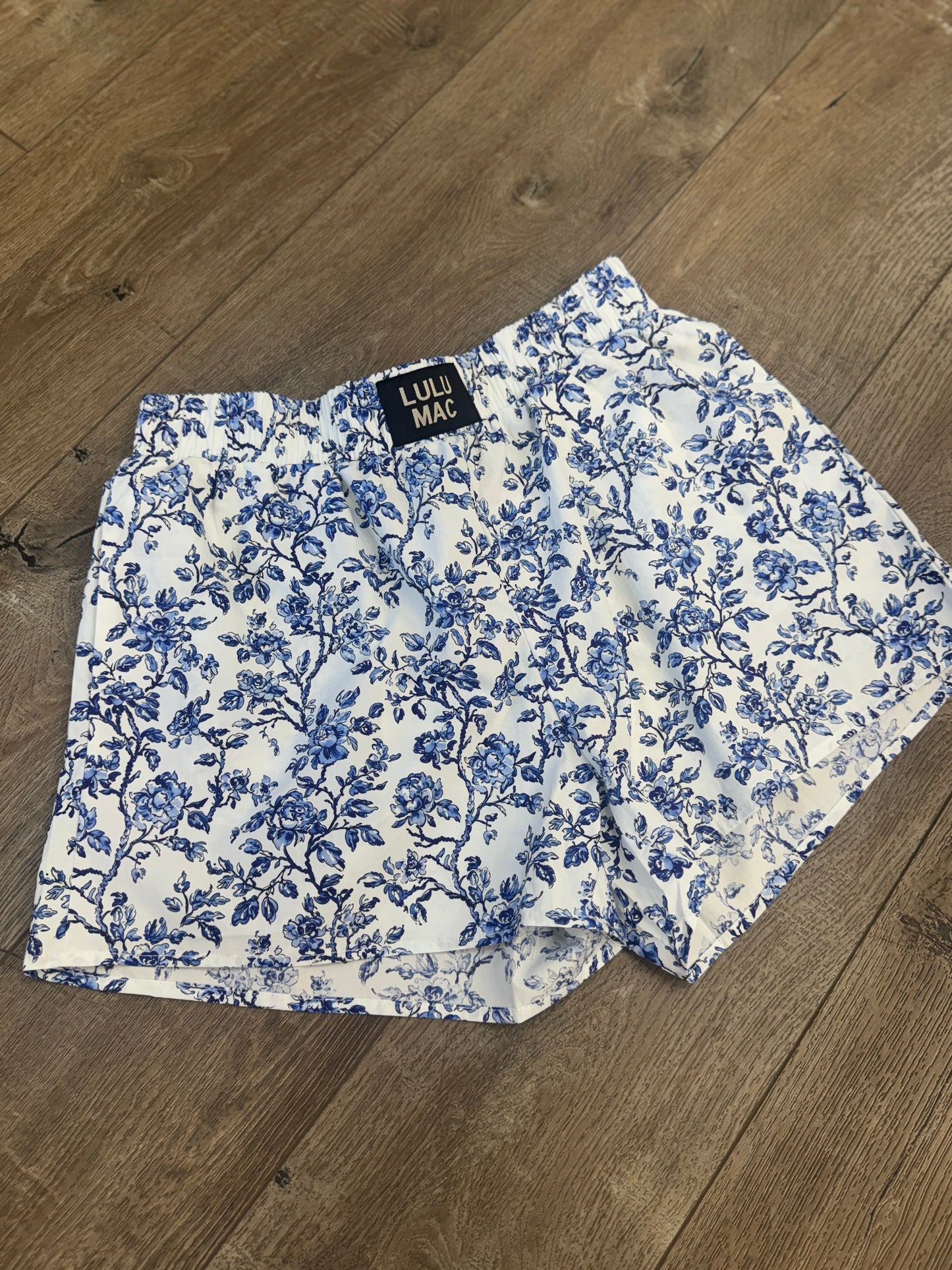 Lulu Mac Blue Floral Shorts
