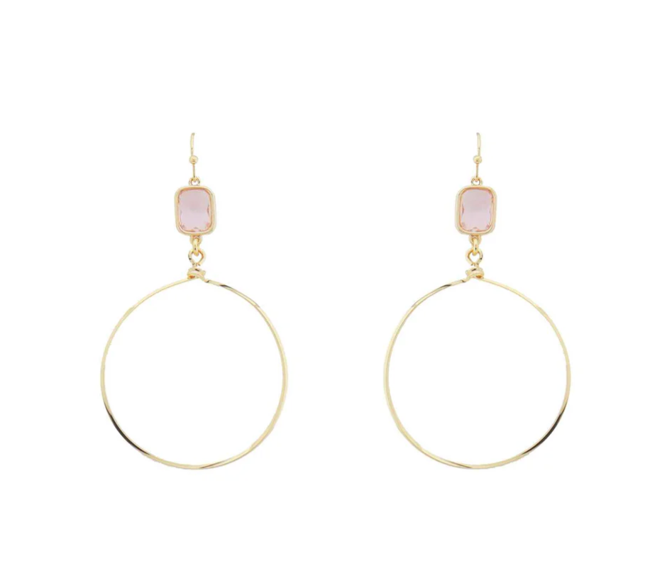 Golden Halo Hoops
