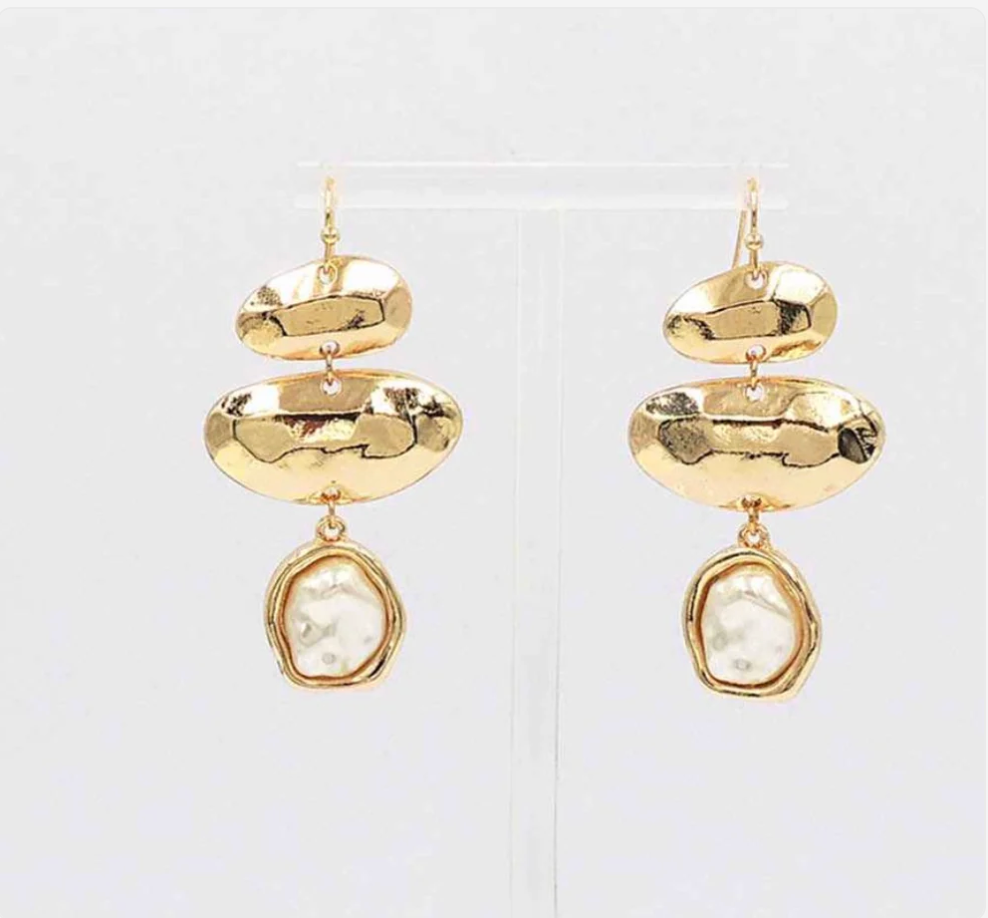 Pearl Elegance Drop Earrings