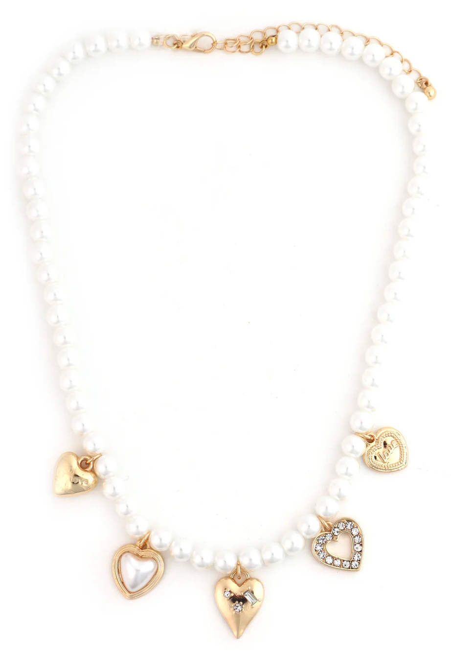 Heartstrings Pearl Necklace