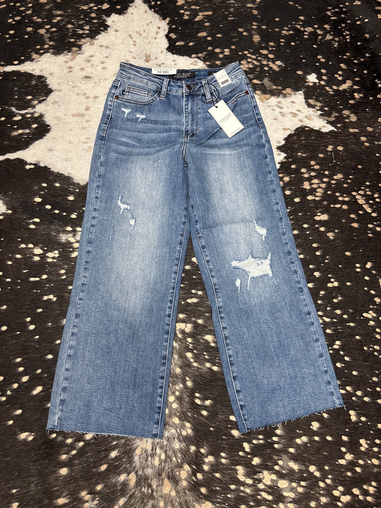 Willow Cropped Wide Leg Jeans