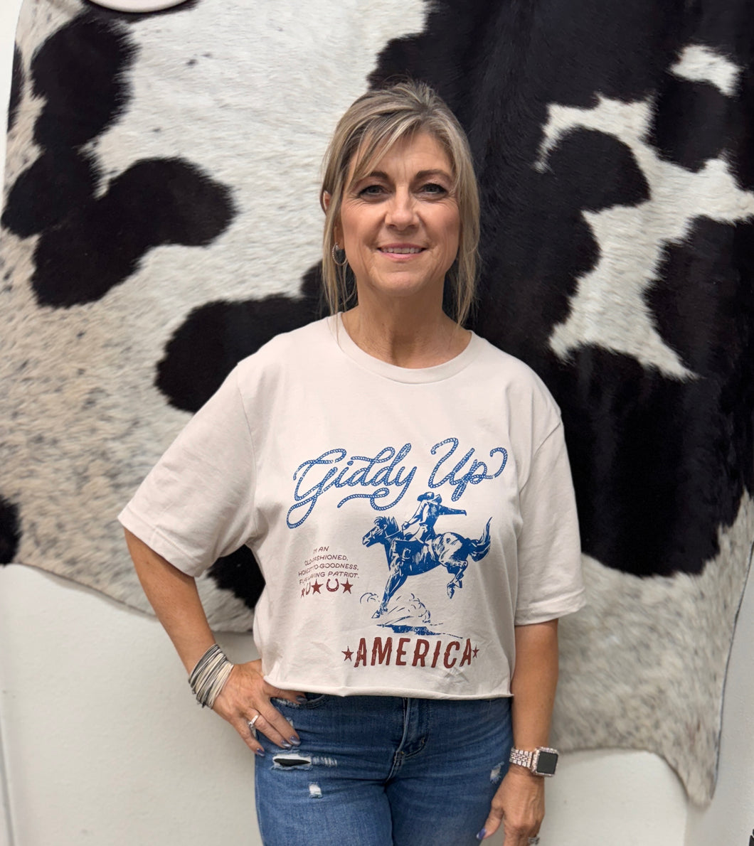 Giddy Up America Tee