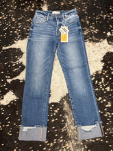 Load image into Gallery viewer, Tara HR Cuff Straight Jeans
