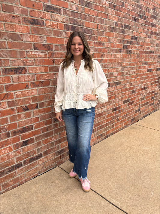 Enchanted Whisper Long Sleeve Blouse