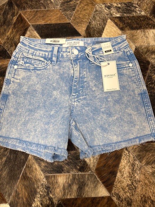 Cyan MR Garment Dyed Shorts