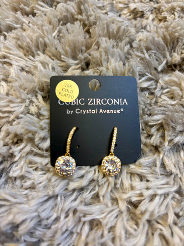 Rhinestone Drop Earrings