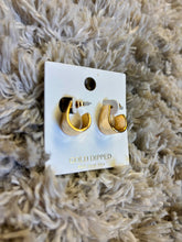 Load image into Gallery viewer, Chunky Dipped Hoop Earrings