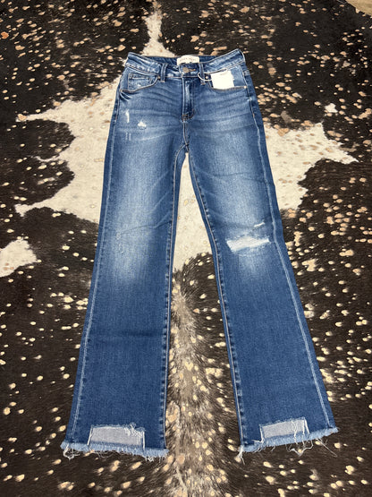 Elise MR Ankle Straight Jeans