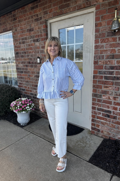 Sugar Stripe Blouse