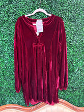 Load image into Gallery viewer, Velvet Long Sleeve Dress