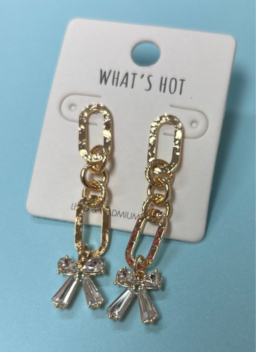 All For You Bow Earrings