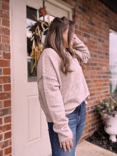 Blanket Stitch Sweater