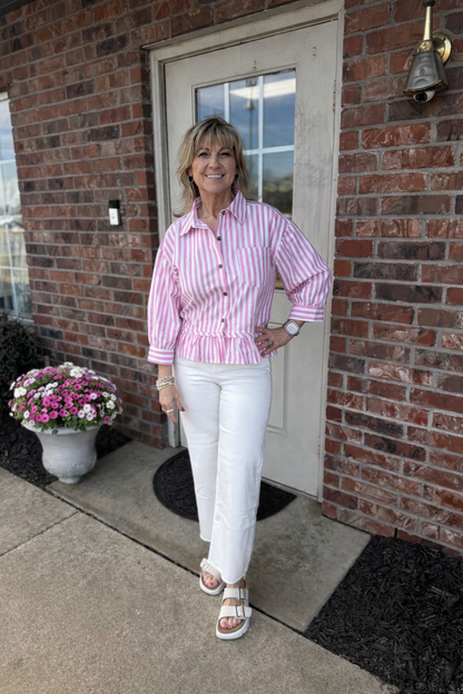 Sugar Stripe Blouse