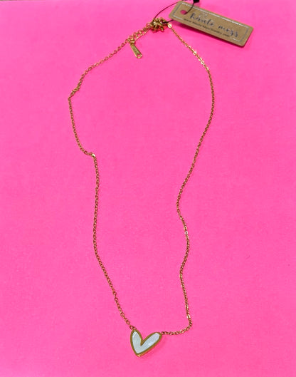 In My Heart Abstract Necklace