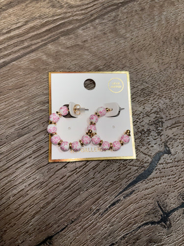 Vintage Blossom Hoops