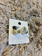 Load image into Gallery viewer, Chunky Dipped Hoop Earrings