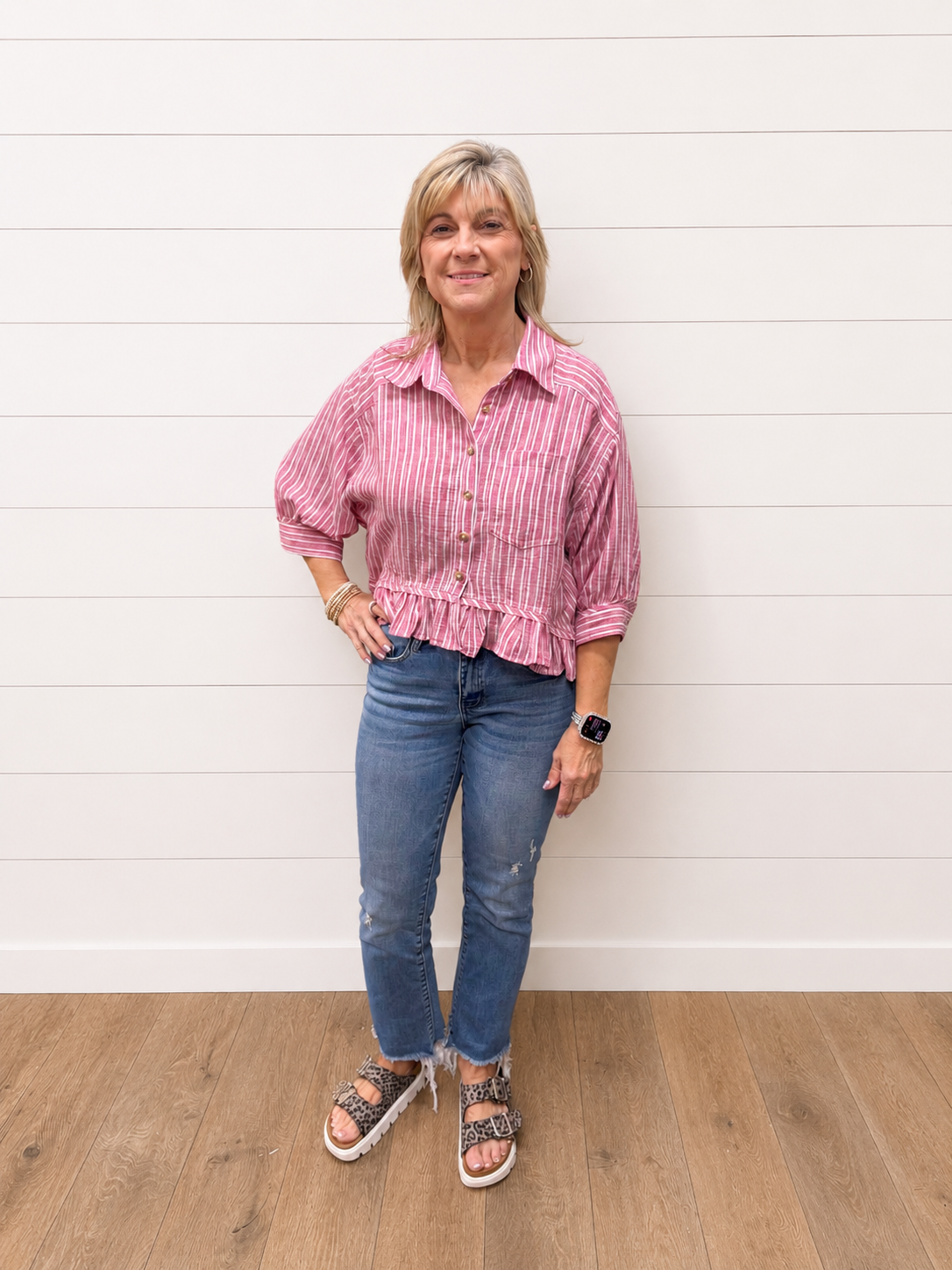 Darling Drift Ruffle Hem Top