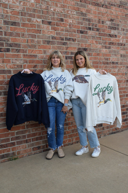 Lucky Duck Reversible Sweatshirt