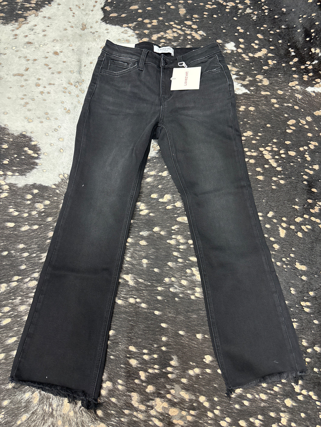Angie MR Crop Flare Jeans