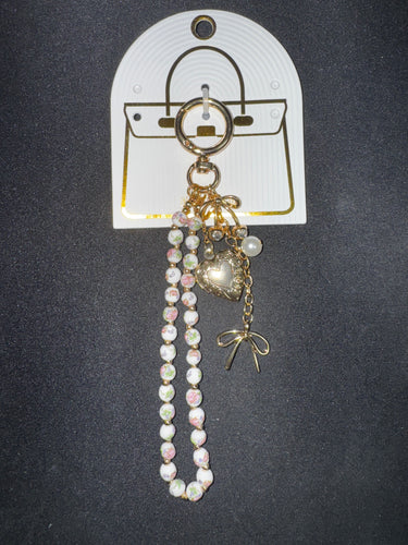 Vintage Bloom Purse Charm