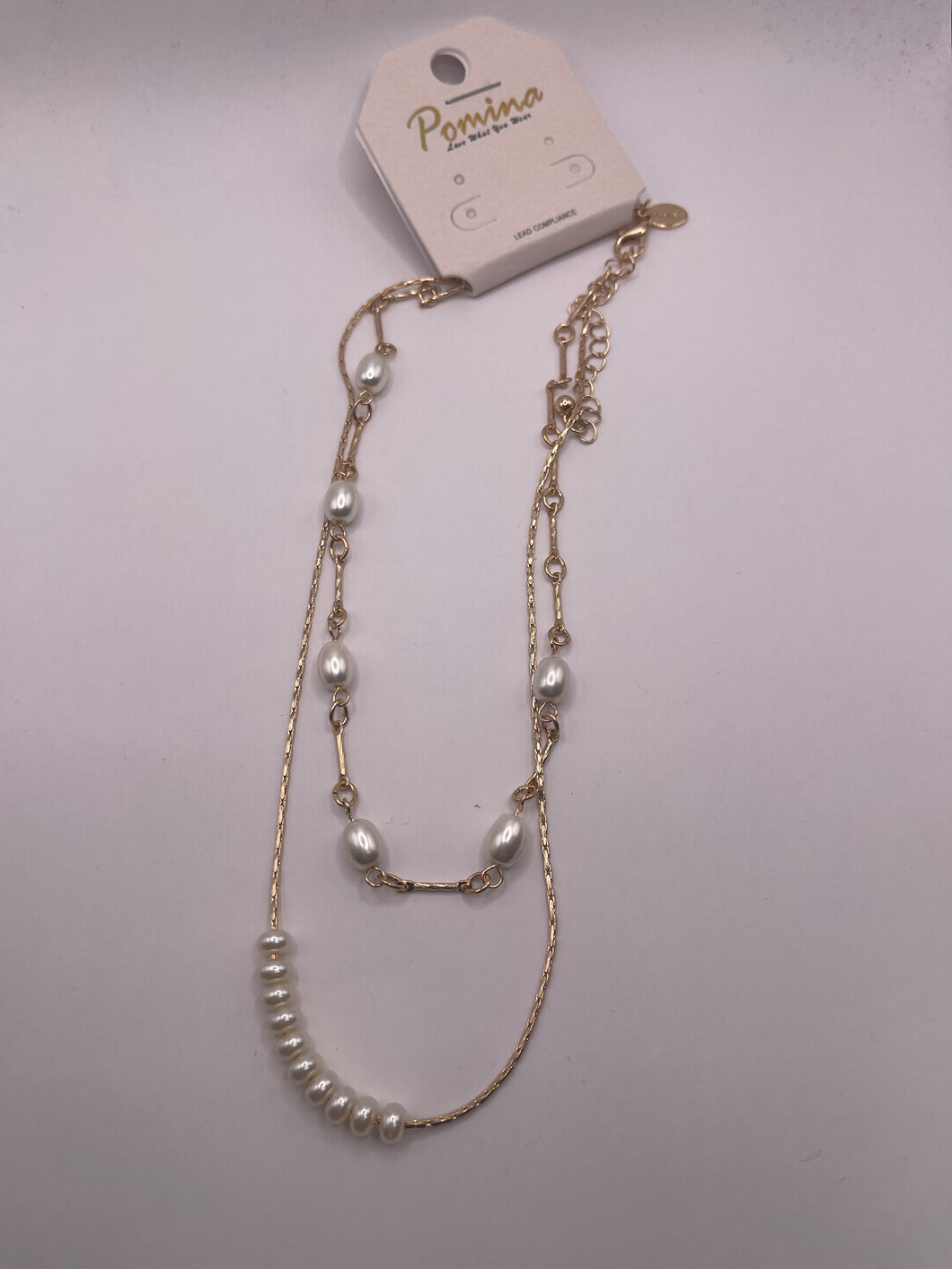 Layered Pearl Necklace