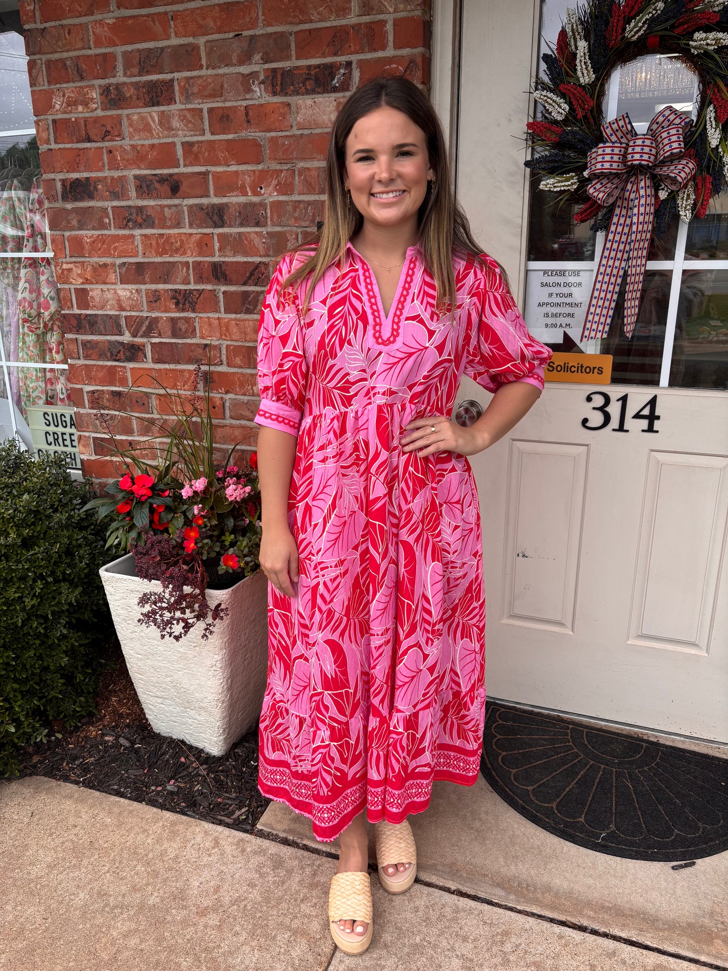 Pink Cabana Dress