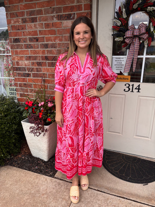 Pink Cabana Dress