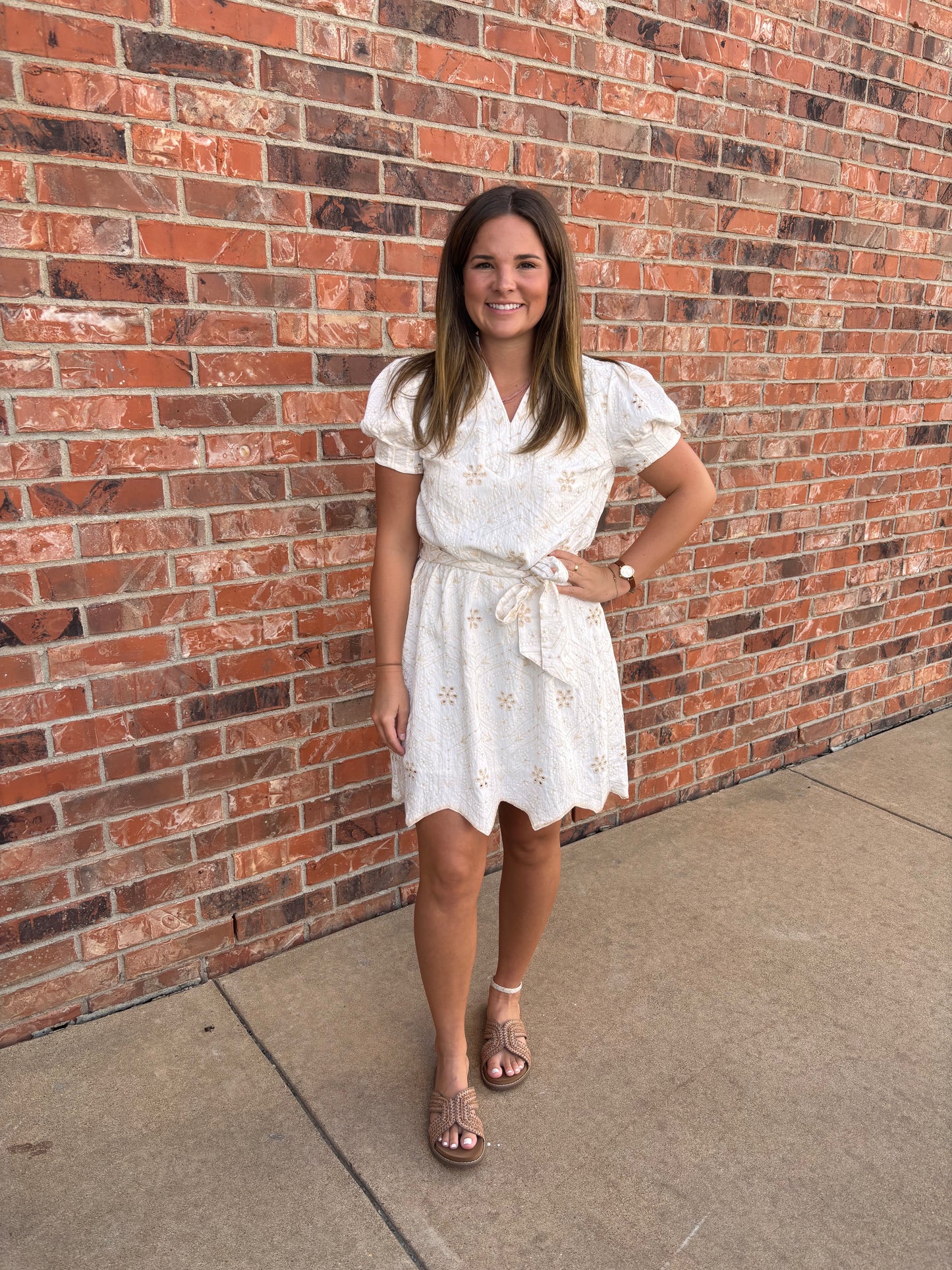 Honeyvine Eyelet Dress