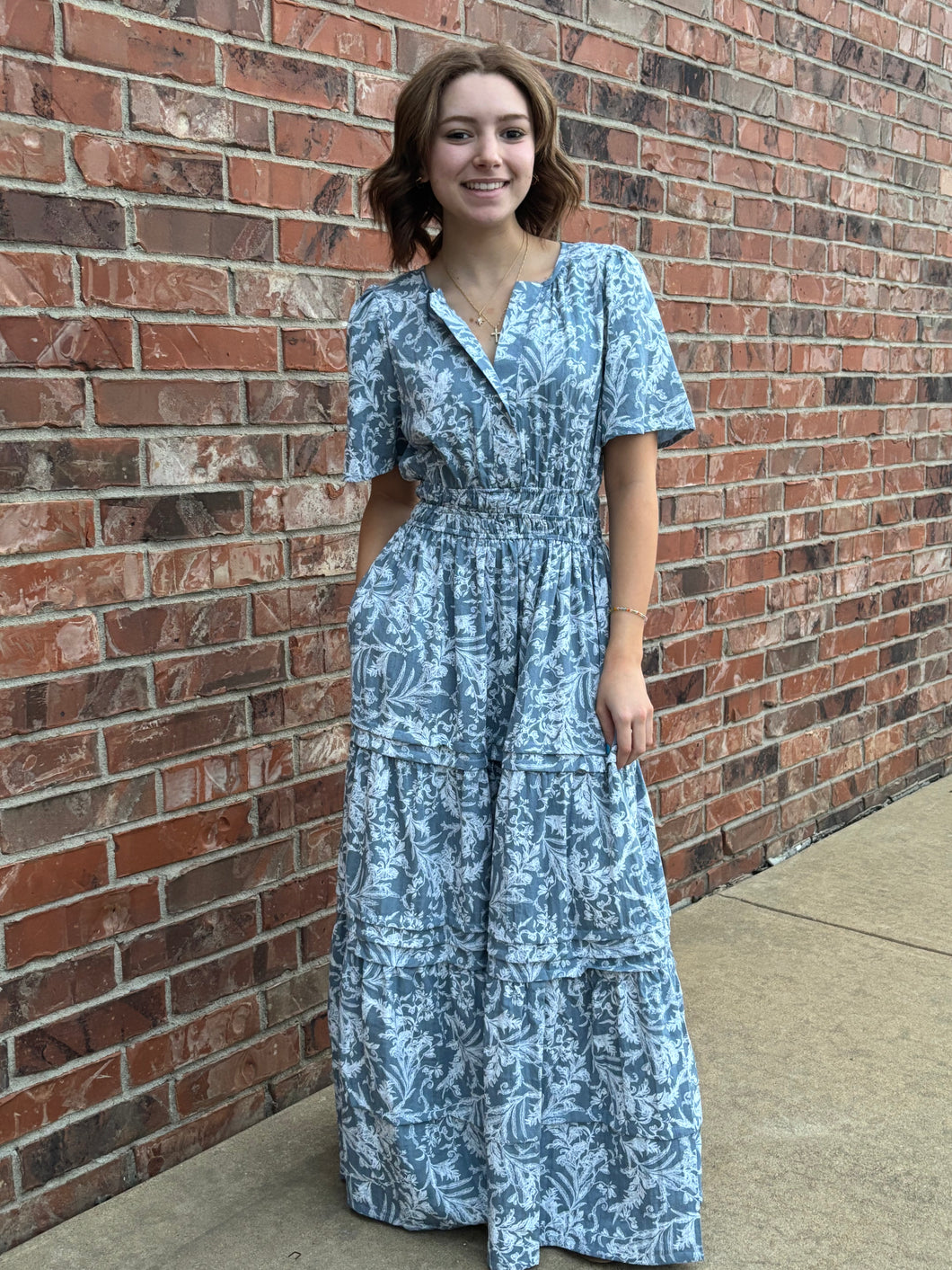 Floral Tiered Maxi