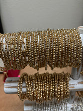 Load image into Gallery viewer, Gold Beaded Stackable Bracelets