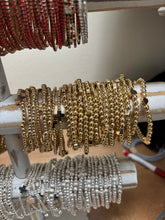 Load image into Gallery viewer, Gold Beaded Stackable Bracelets