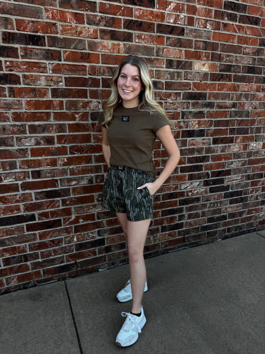 Lulu Mac Mossy Oak Bottomland Boxer Shorts