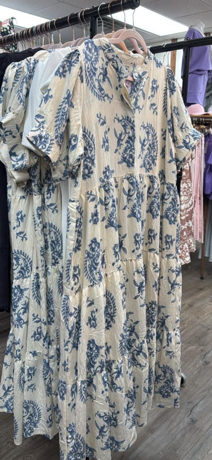 Ruth Printed Tiered Maxi Dress