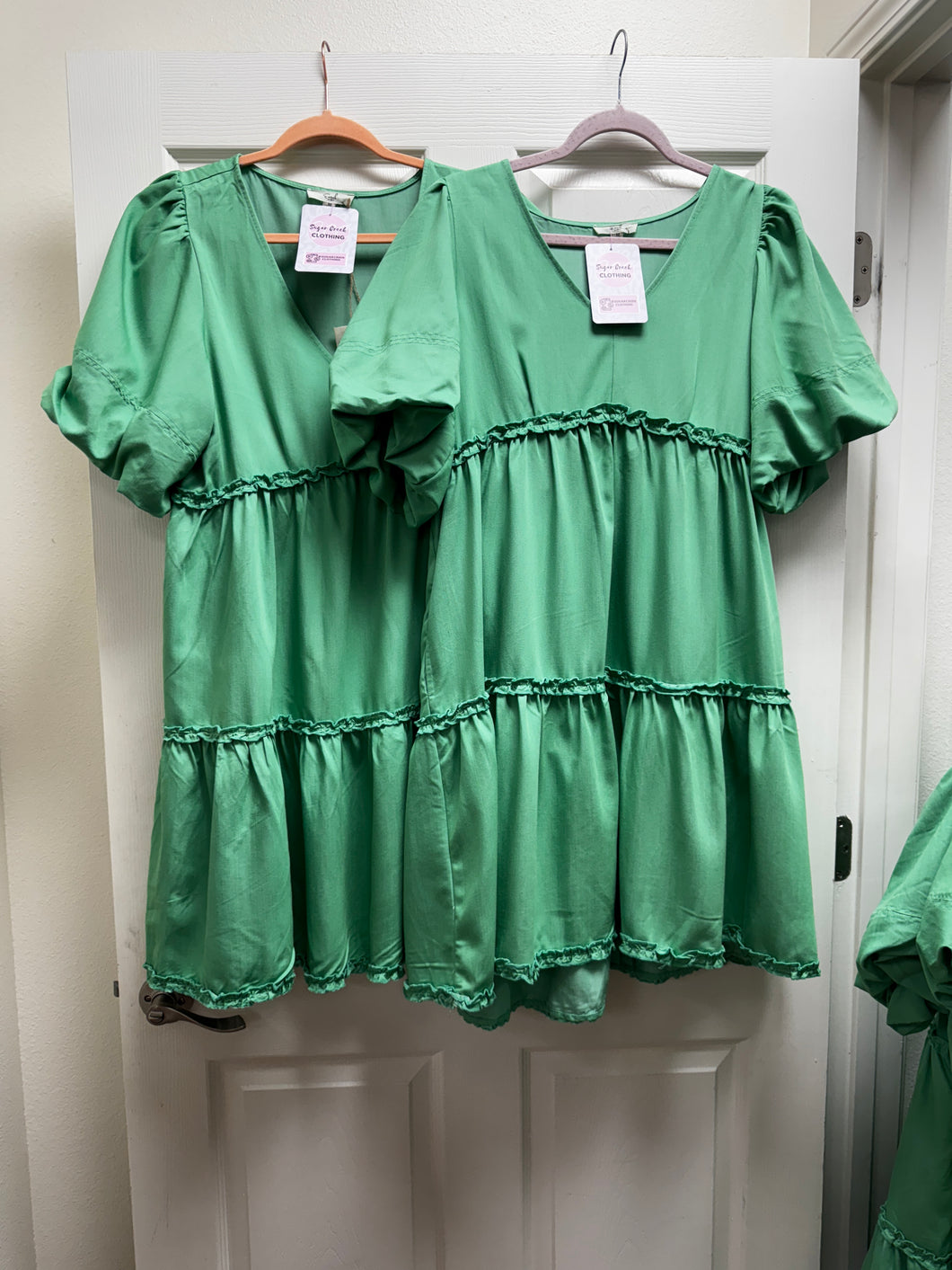 Meant To Be Bubble Sleeve Dress